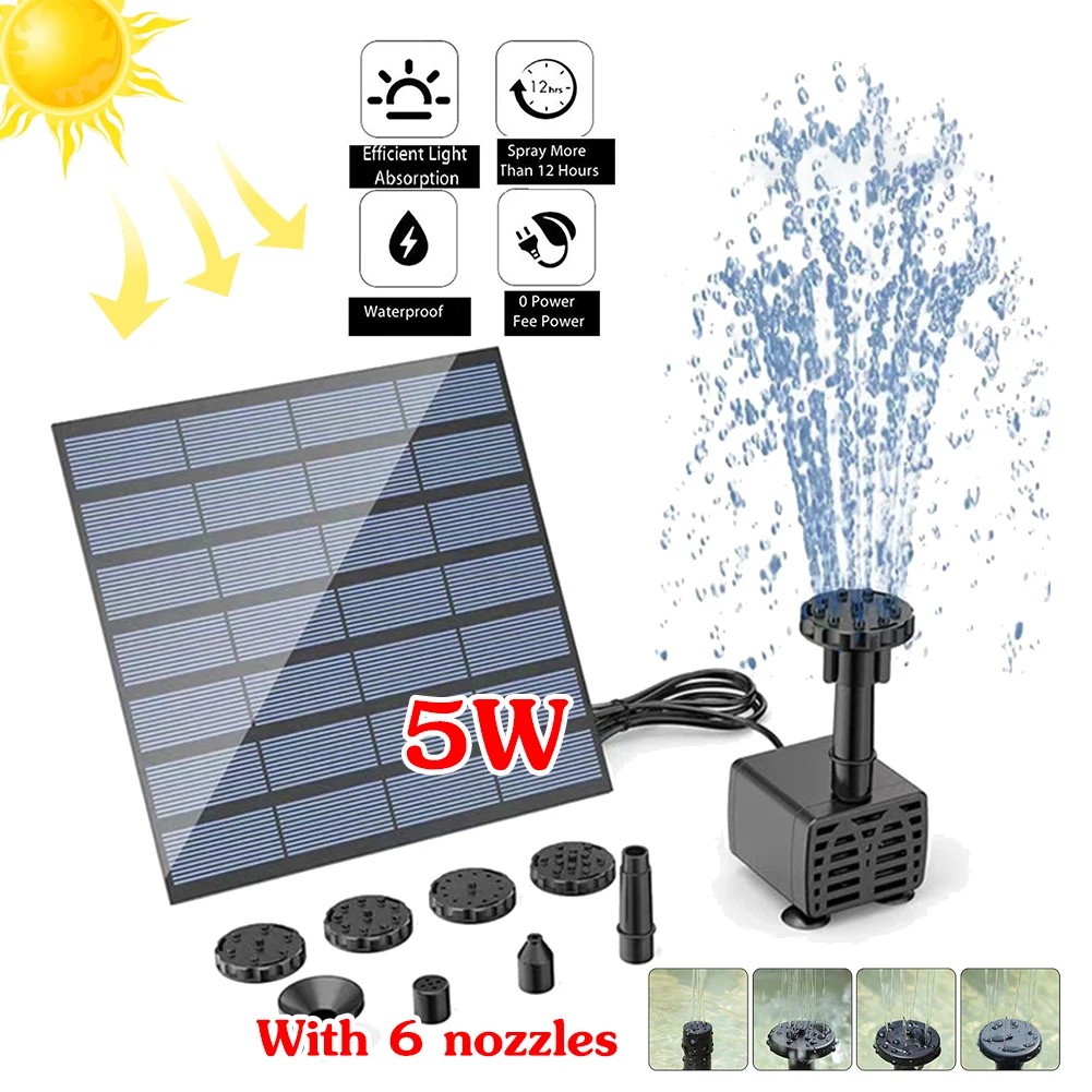Solar Pool Pump Kit - Solar Water Pump Fountain Pump with