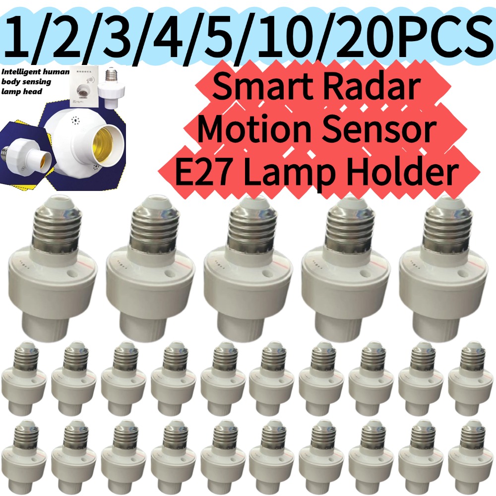 Energy Storage Rack - 1-20PCS Smart Radar Motion Sensor E27