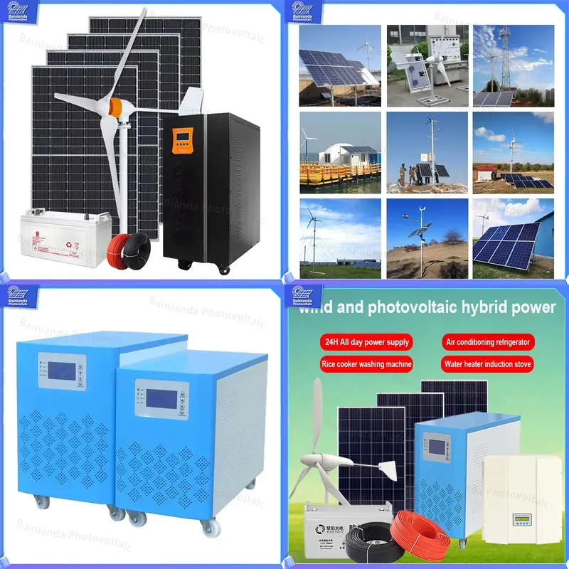 3KW 5KW 8KW Hybrid Wind Solar  - огляд і ціна Renewable Energy Generation