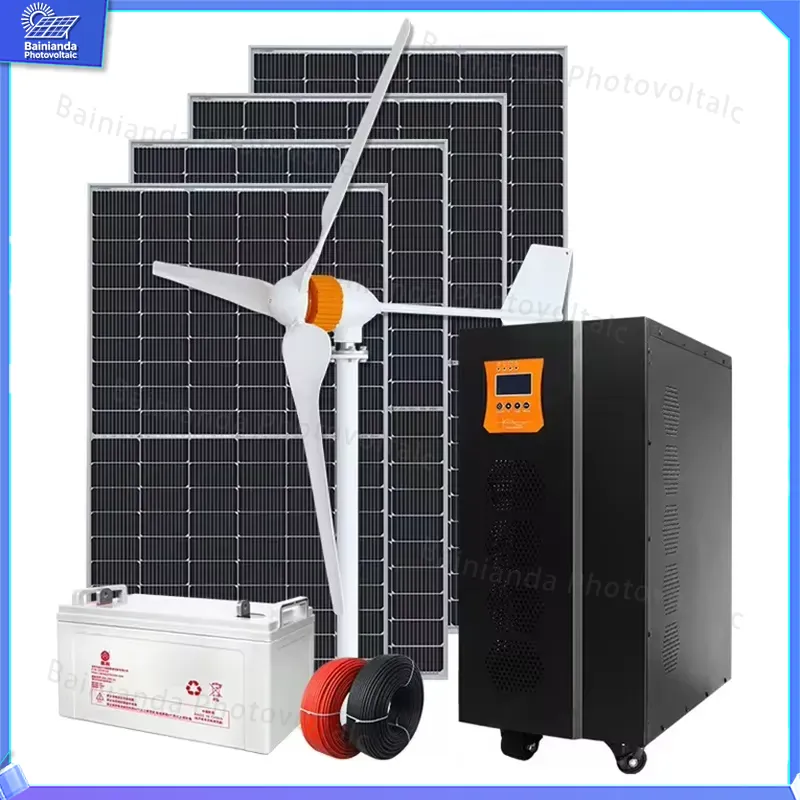 3KW 5KW 8KW Hybrid Wind Solar  - огляд і ціна Renewable Energy Generation