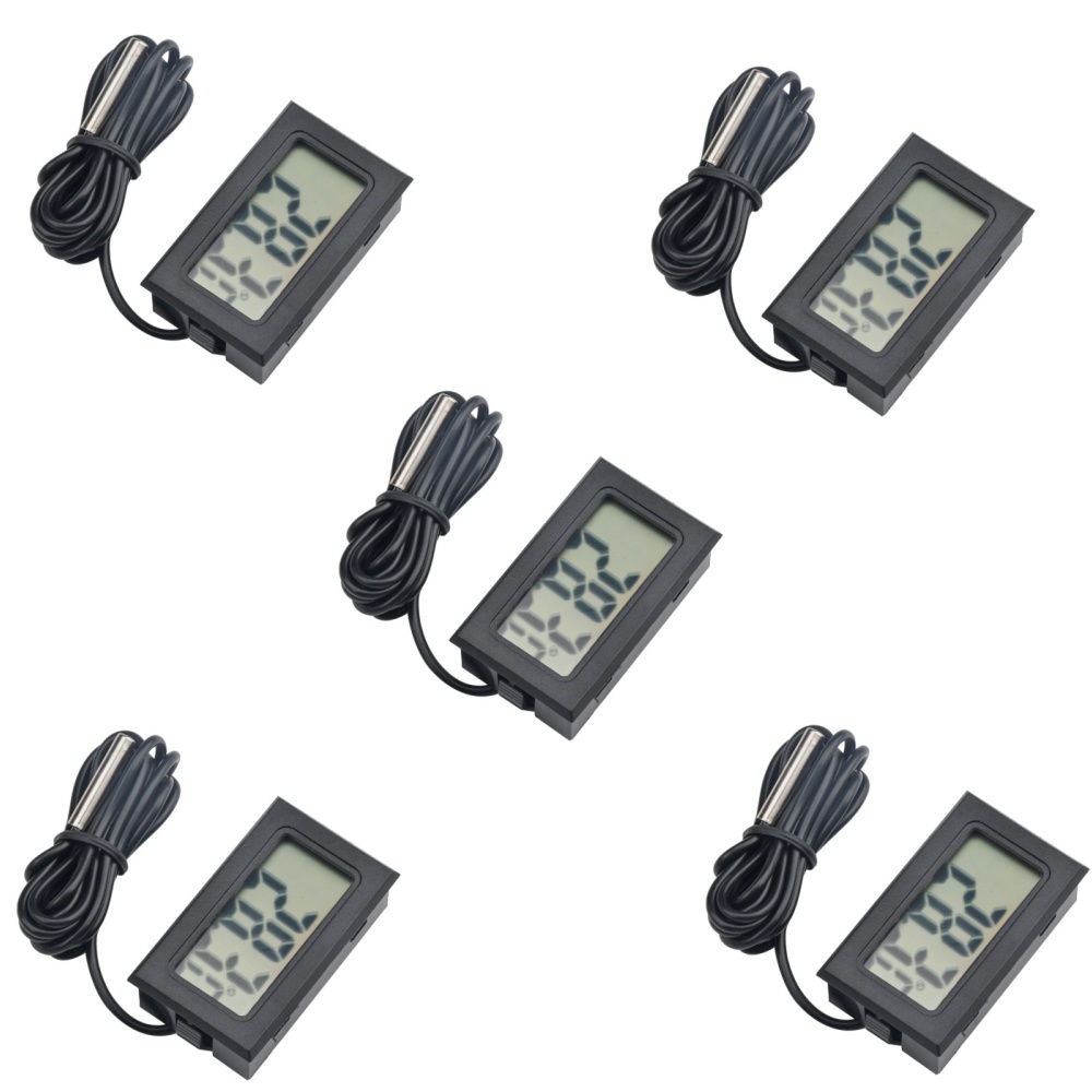 Mini LCD Digital Thermometer F - огляд і ціна Battery Monitor Coulometer