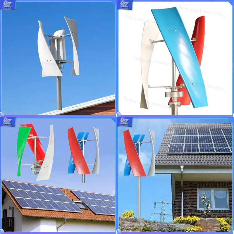 5KW Hybrid Solar Wind Turbine  - огляд і ціна Renewable Energy Generation