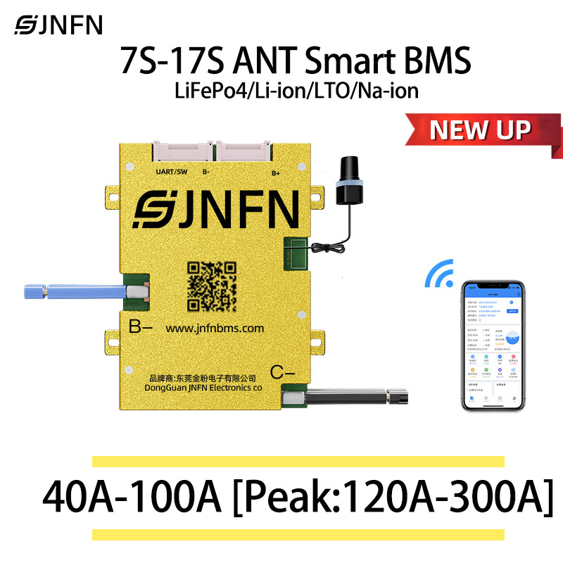 ANT BMS 7S 8S 16S 17S 40A 60A  - огляд і ціна Smart Bms