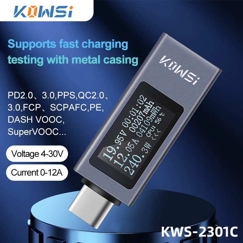 Type-C Current Voltage Monitor - огляд і ціна Battery Monitor Coulometer