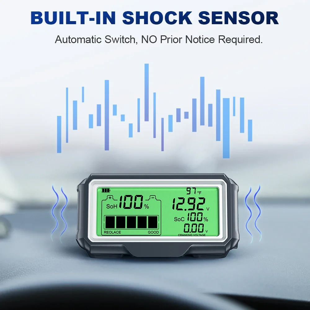 12V Battery Tester Battery Hea - огляд і ціна Battery Monitor Coulometer