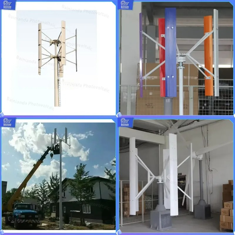 500W 1kW 2kW Vertical Axis Win - огляд і ціна Renewable Energy Generation