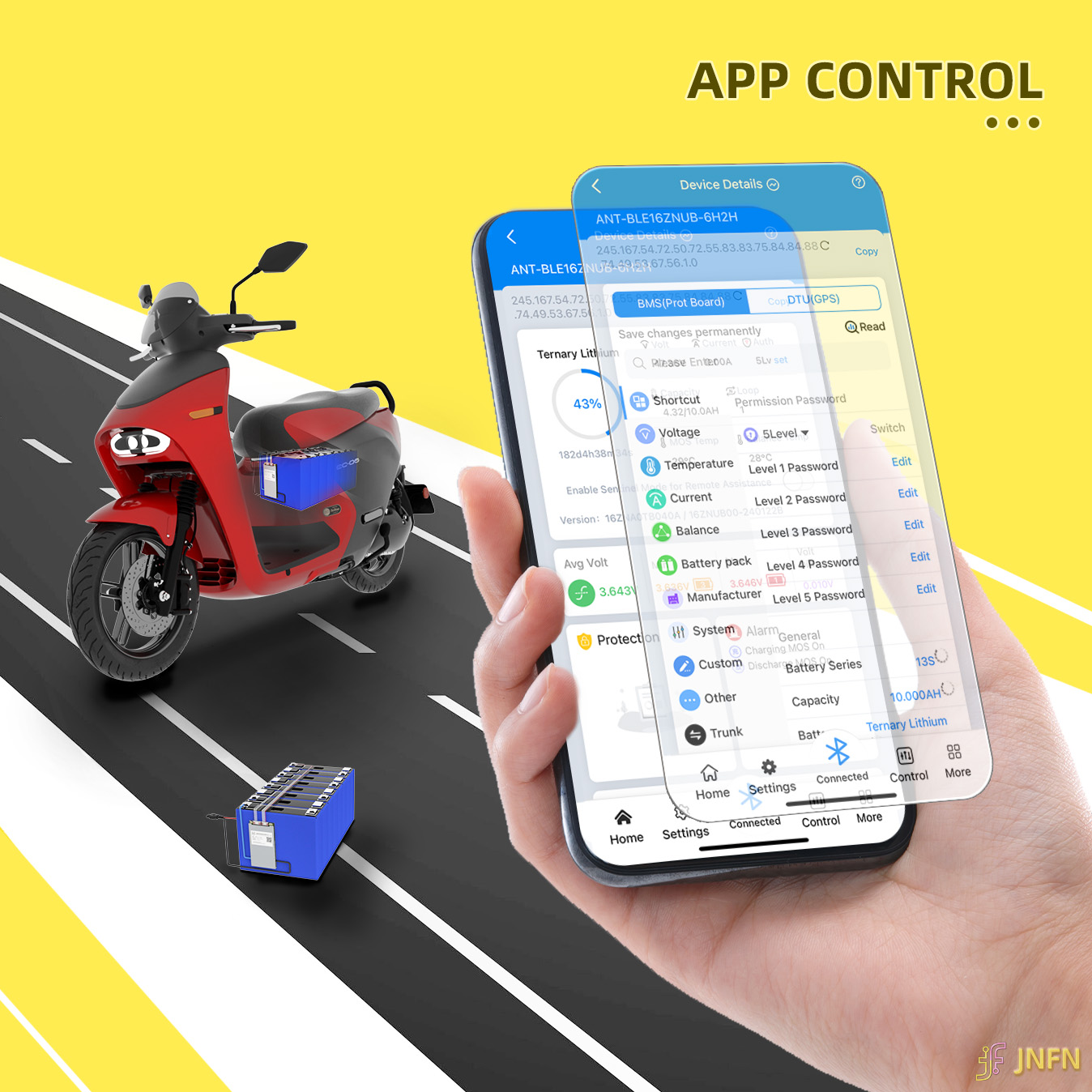 Ant BMS Smart 10S to 24S 550A  - огляд і ціна Smart Bms