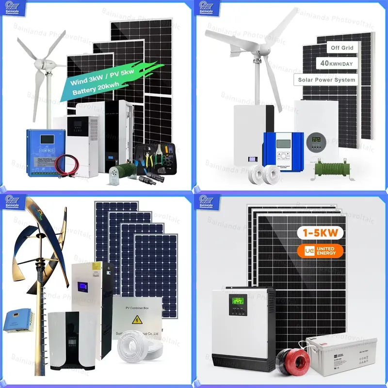 3KW Solar Wind Turbine Generat - огляд і ціна Renewable Energy Grid