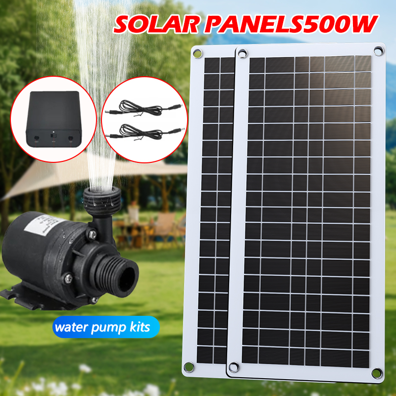500W Professional Solar Water  - огляд і ціна Solar Pool Pump Kit