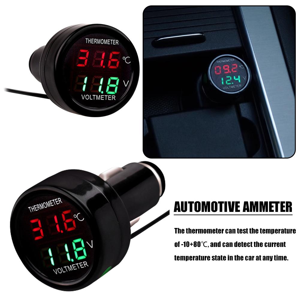 12V 24V Digital DC Voltage Car - огляд і ціна Battery Monitor Coulometer