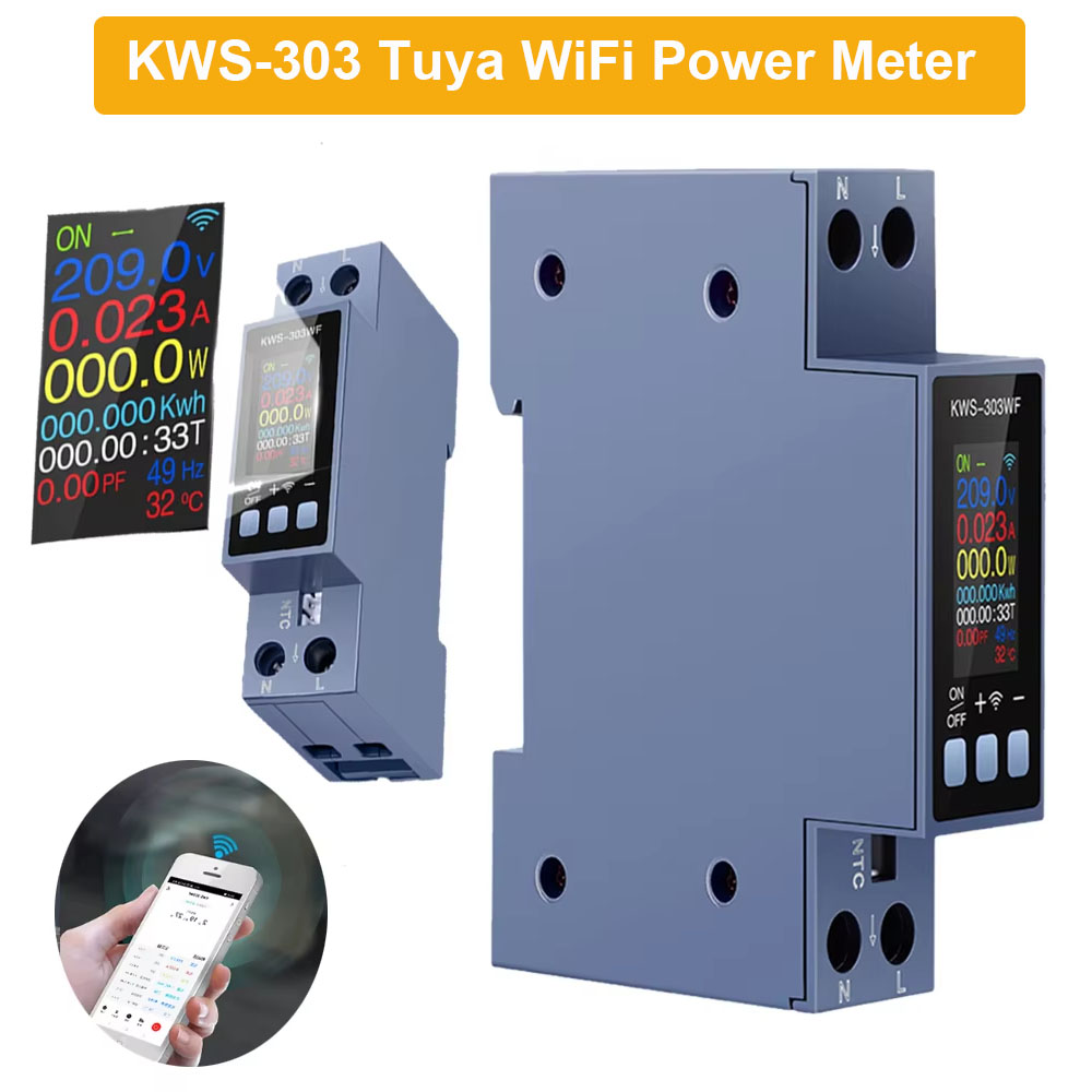 KWS-303 Tuya WiFi Power Meter  - огляд і ціна Battery Monitor Coulometer