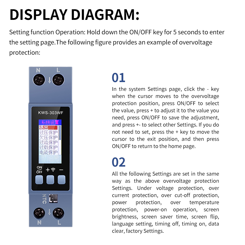 KWS-303 Tuya WiFi Power Meter  - огляд і ціна Battery Monitor Coulometer