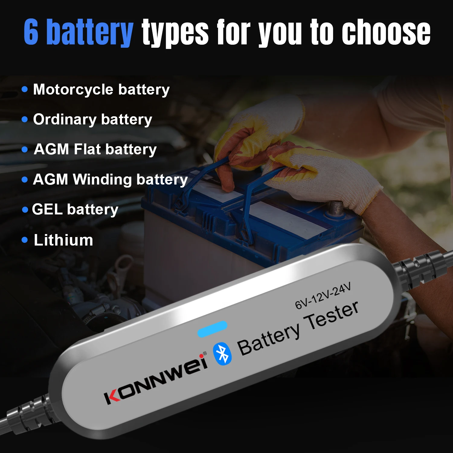 2026 KONNWEI BK200 Bluetooth 5 - огляд і ціна Battery Monitor Coulometer