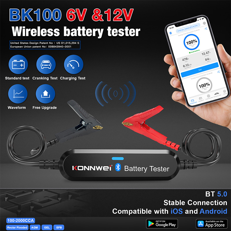 KONNWEI BK200 BK100 6V-12V-24V - огляд і ціна Battery Monitor Coulometer