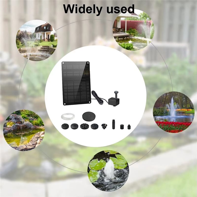 2026 New Water Feature Pump 9W - огляд і ціна Solar Pool Pump Kit