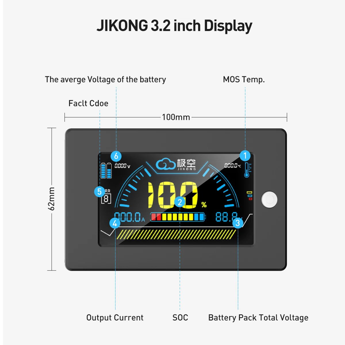 JIKONG V19 Display JKBMS 3.2 I - огляд і ціна Smart Bms