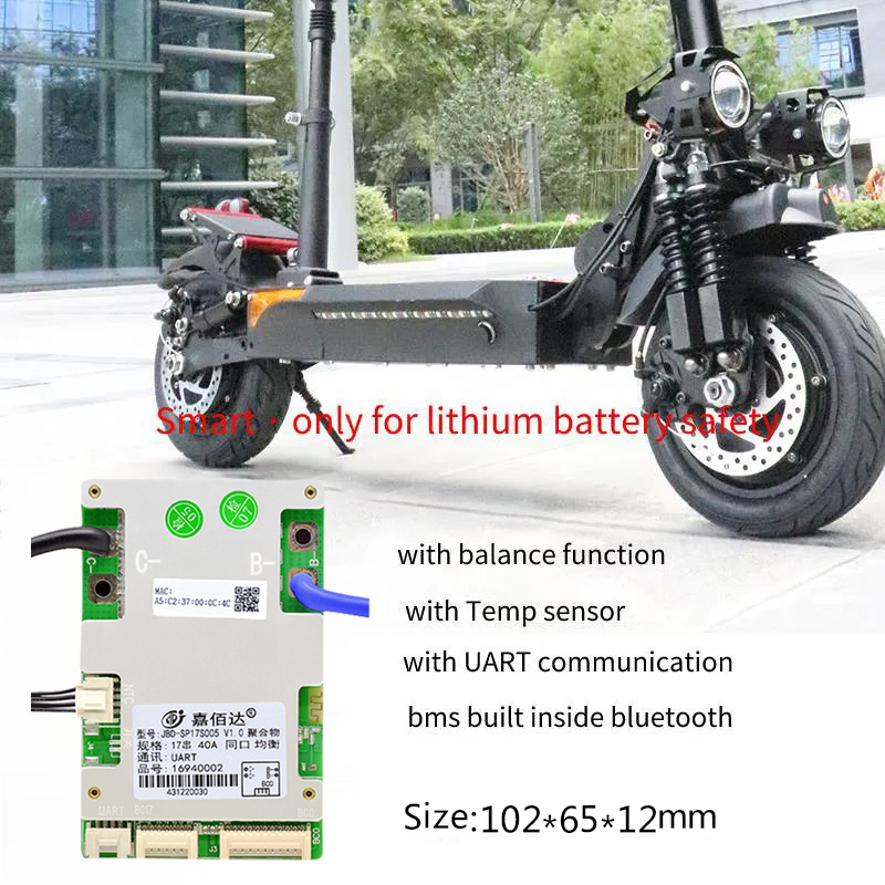 JBD BMS 10S-17S 40A LiFePo4 Li - огляд і ціна Smart Bms