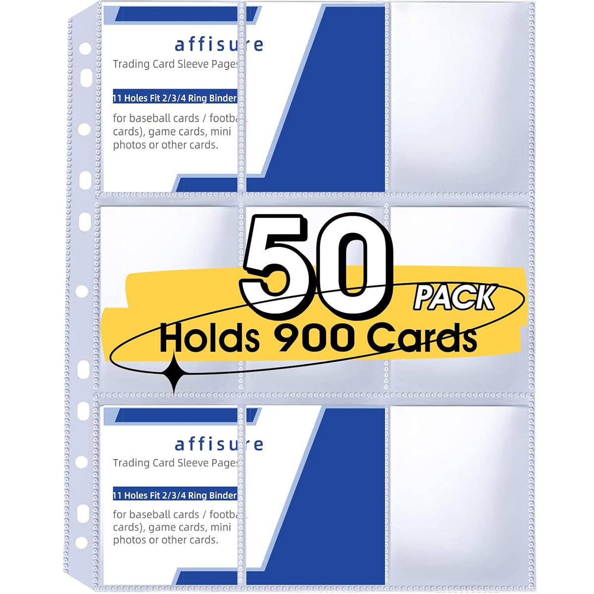 50 Pack 9 Pocket Card Sleeves  - огляд і ціна Energy Storage Rack