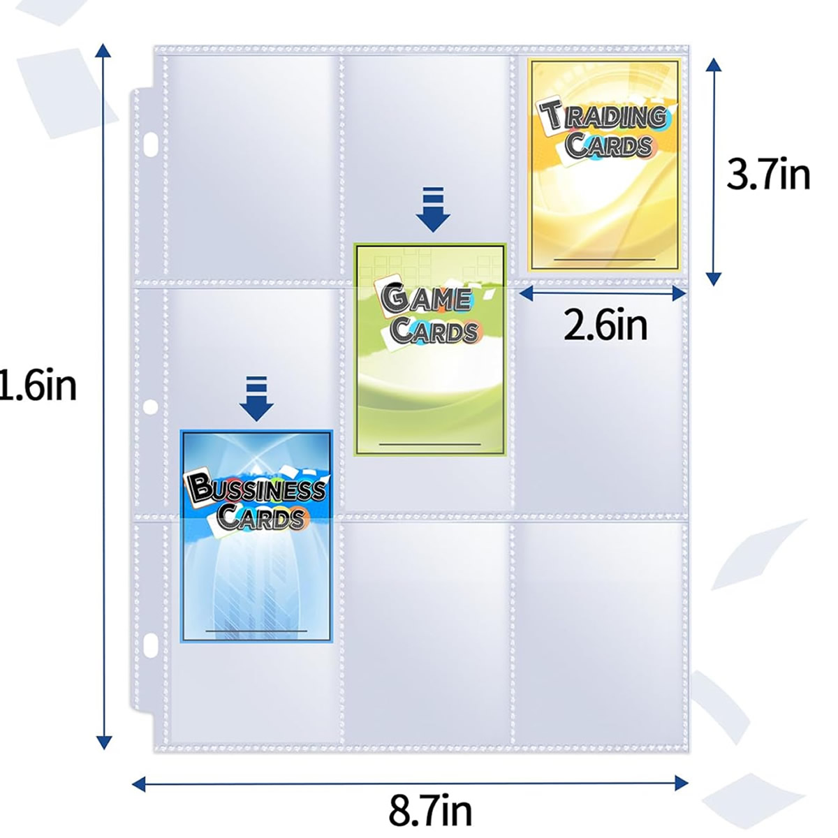 50 Pack 9 Pocket Card Sleeves  - огляд і ціна Energy Storage Rack