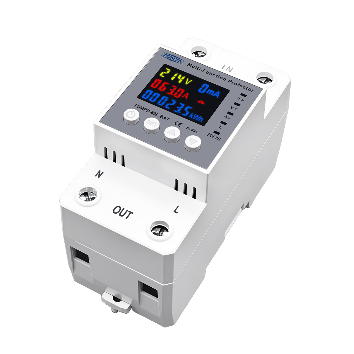 TOMZN 63A Voltage Protector Ba - огляд і ціна Battery Monitor Coulometer