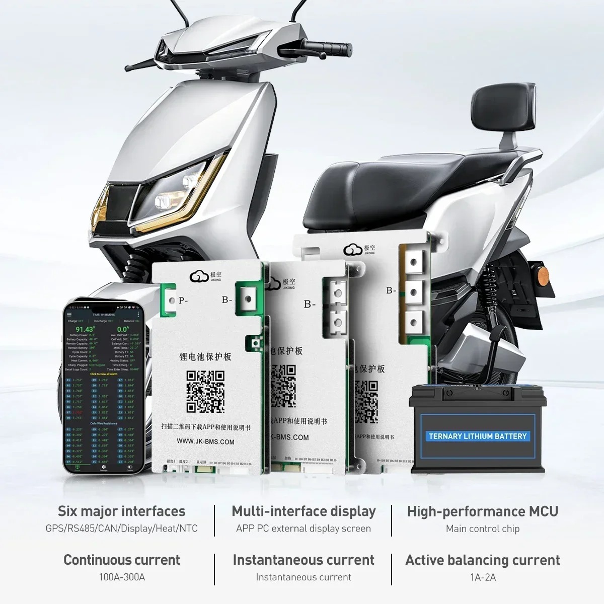 JK JIKONG Smart Active BMS BD4 - огляд і ціна Smart Bms